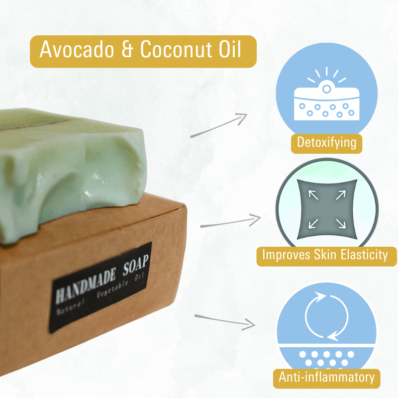 Avocado & Coconut Oil Natural Bar Soap